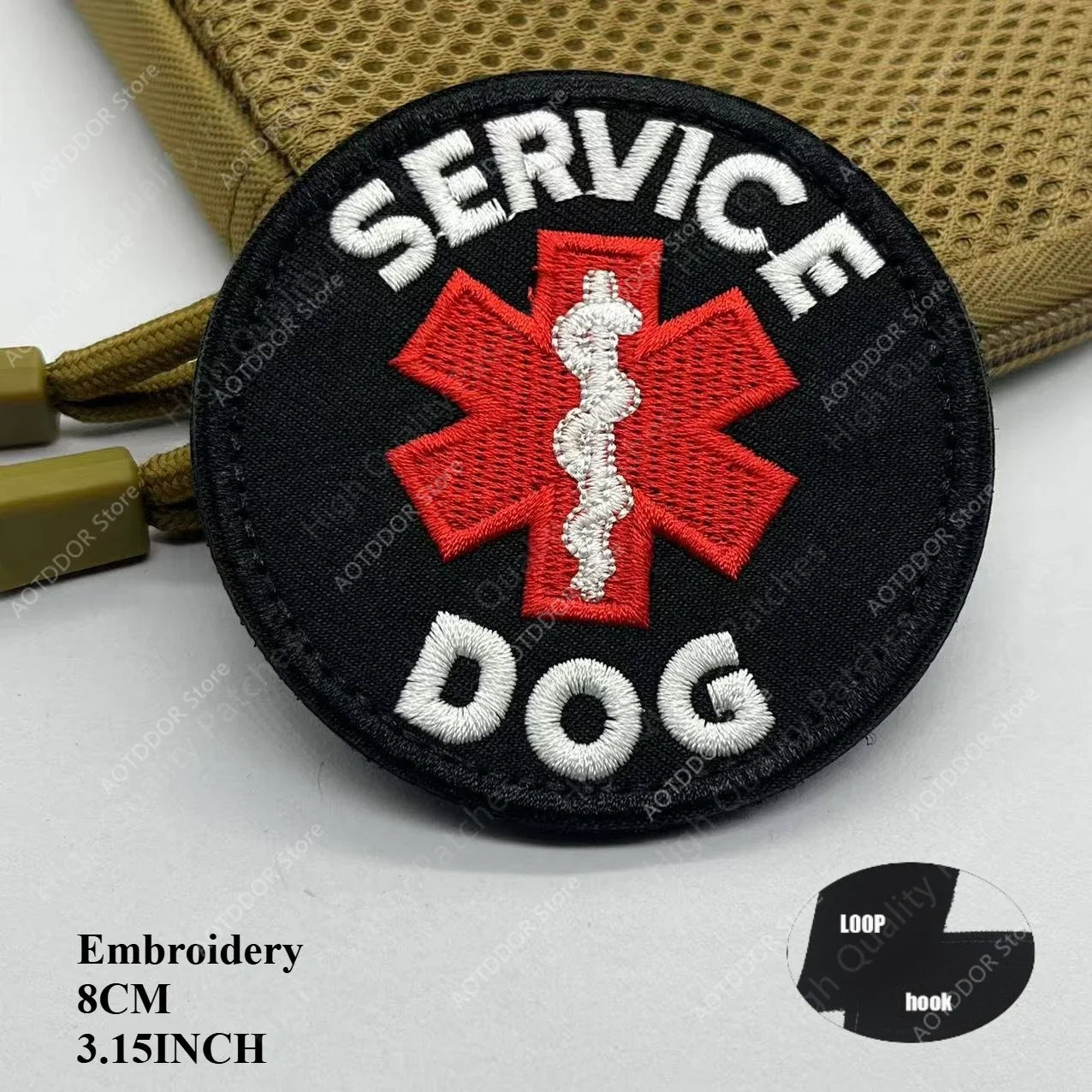 Therapy Rescue The SERVICE DOG Do Not Pet in Training Workong Pet Guide Dogs Do Not Touch Embroidery Patches Emblem Badge Hook
