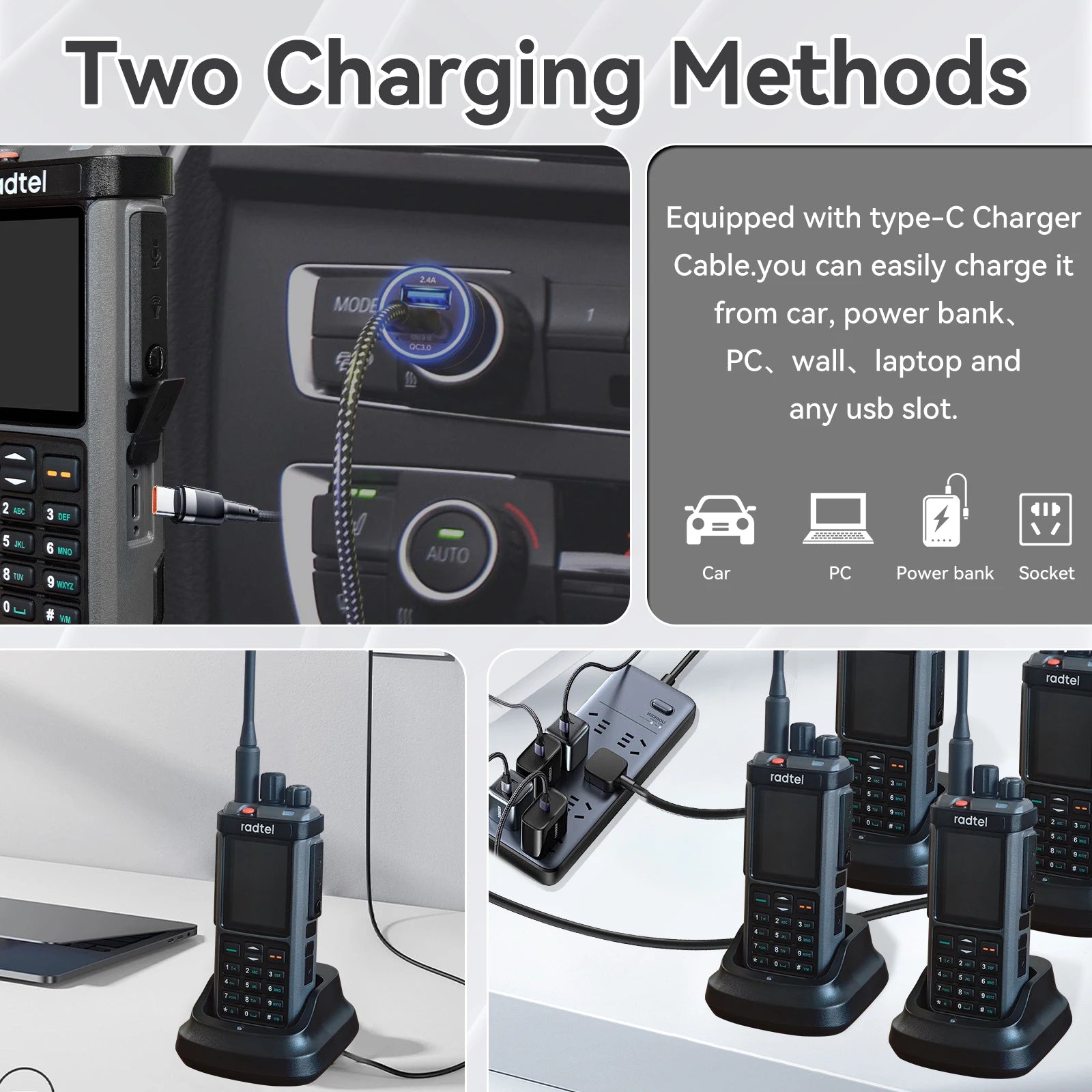 Radtel RT-880 10w Multi Band Ham Radio HF UHF VHF  with AM USB LSB CW CB LW MW SW SSB , 1024 Channels, Cross Band Repeaper