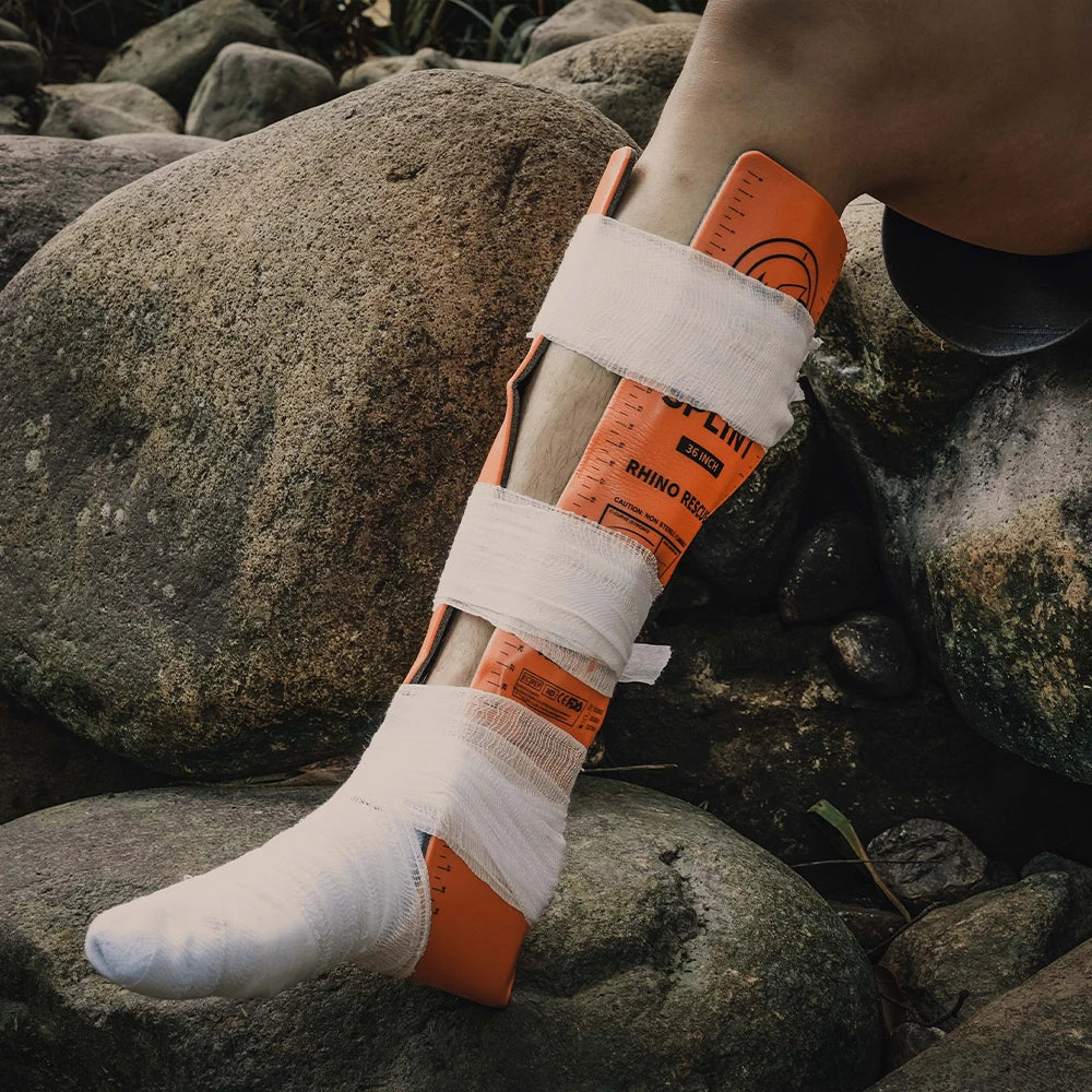 First Aid Splint-Lightweight Reusable Combat Splint, RHINO RESCUE First Aid Medical Splint For Bone Fracture Treatment