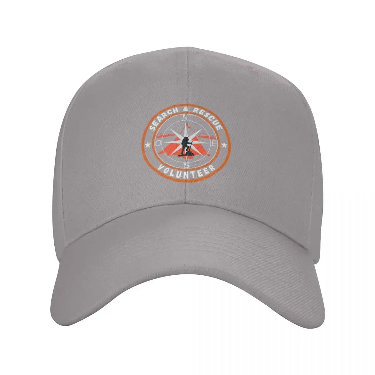 Search And Rescue Volunteer Compass Baseball Cap Trucker Hat Hard Hat Mens Tennis Women's