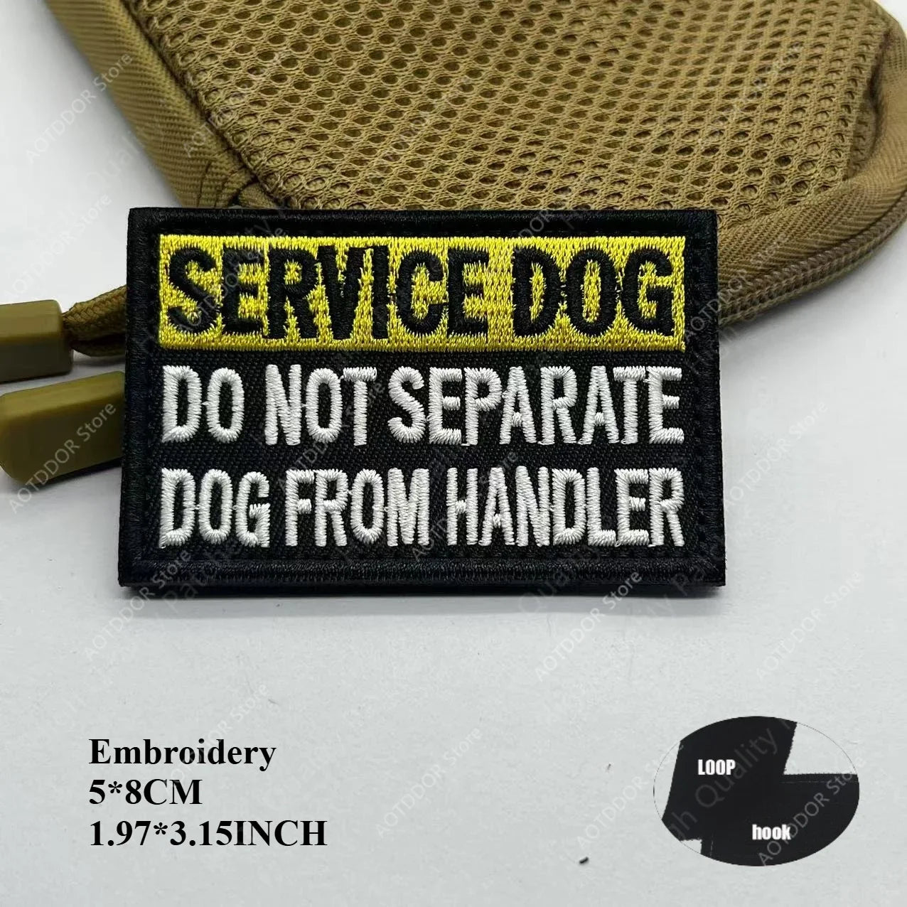 Therapy Rescue The SERVICE DOG Do Not Pet in Training Workong Pet Guide Dogs Do Not Touch Embroidery Patches Emblem Badge Hook