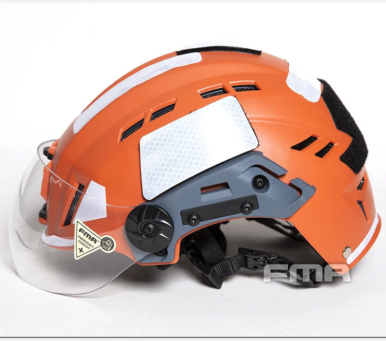 Professional Rescue Mountaineering Off Road Helmet Rescue Search Tactical Hunting Helmet Full Protective Accessories