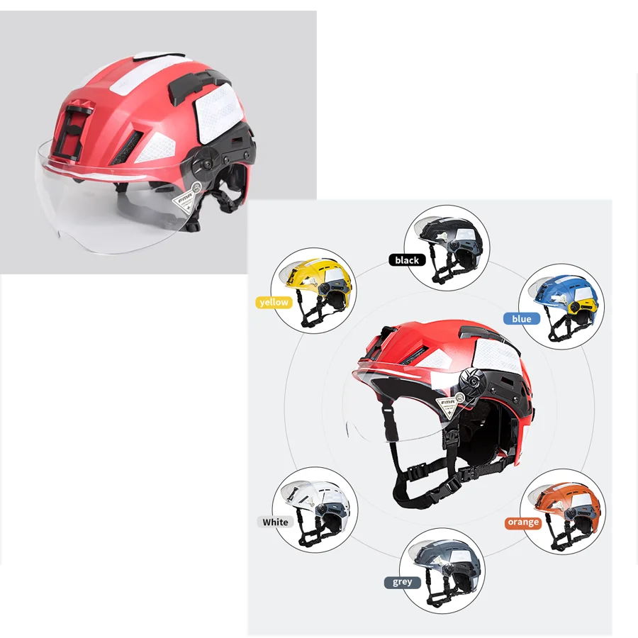 Professional Rescue Mountaineering Off Road Helmet Rescue Search Tactical Hunting Helmet Full Protective Accessories