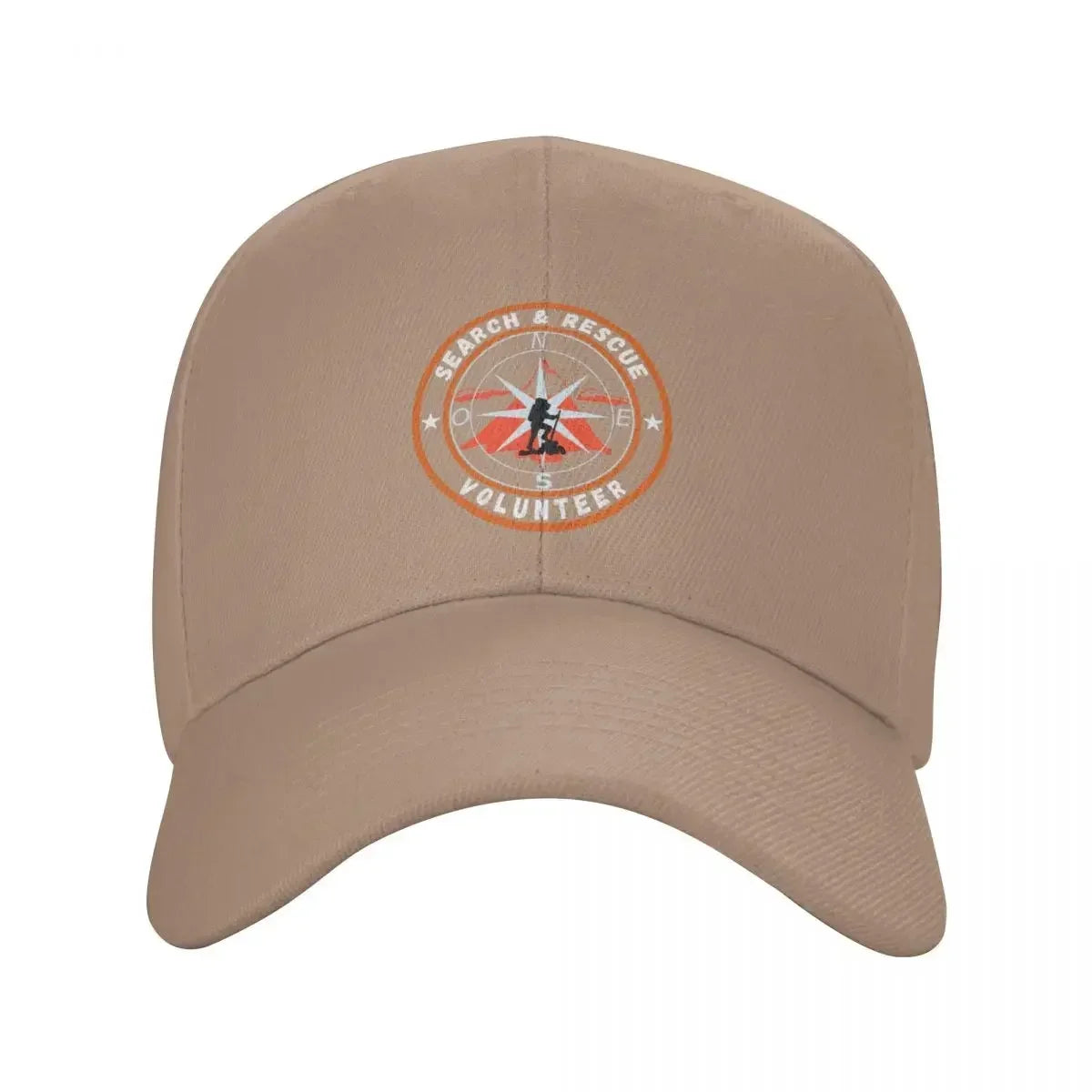 Search And Rescue Volunteer Compass Baseball Cap Trucker Hat Hard Hat Mens Tennis Women's