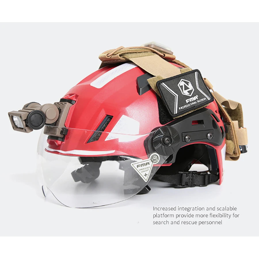 Professional Rescue Mountaineering Off Road Helmet Rescue Search Tactical Hunting Helmet Full Protective Accessories