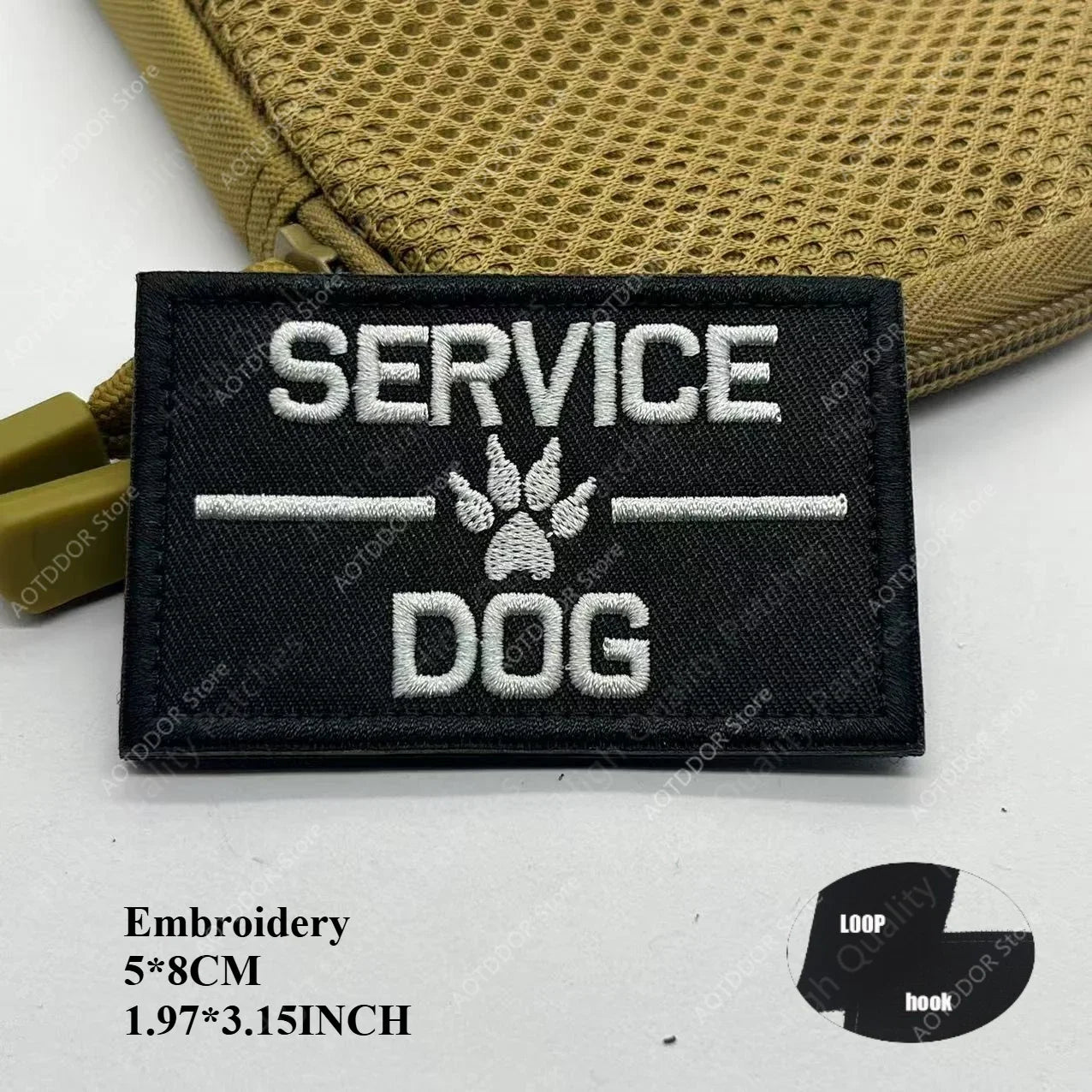 Therapy Rescue The SERVICE DOG Do Not Pet in Training Workong Pet Guide Dogs Do Not Touch Embroidery Patches Emblem Badge Hook