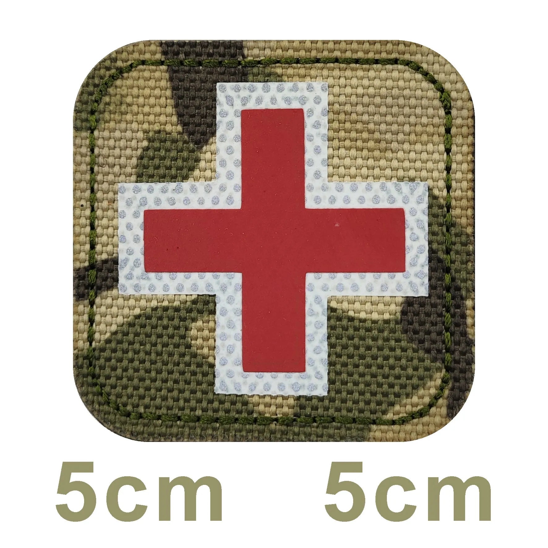 Infrared Reflective Medical Army Combat First Aid Camouflage Tactical Badge Clothes hook and loop patches