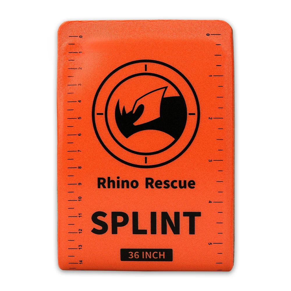 First Aid Splint-Lightweight Reusable Combat Splint, RHINO RESCUE First Aid Medical Splint For Bone Fracture Treatment