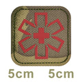 Infrared Reflective Medical Army Combat First Aid Camouflage Tactical Badge Clothes hook and loop patches