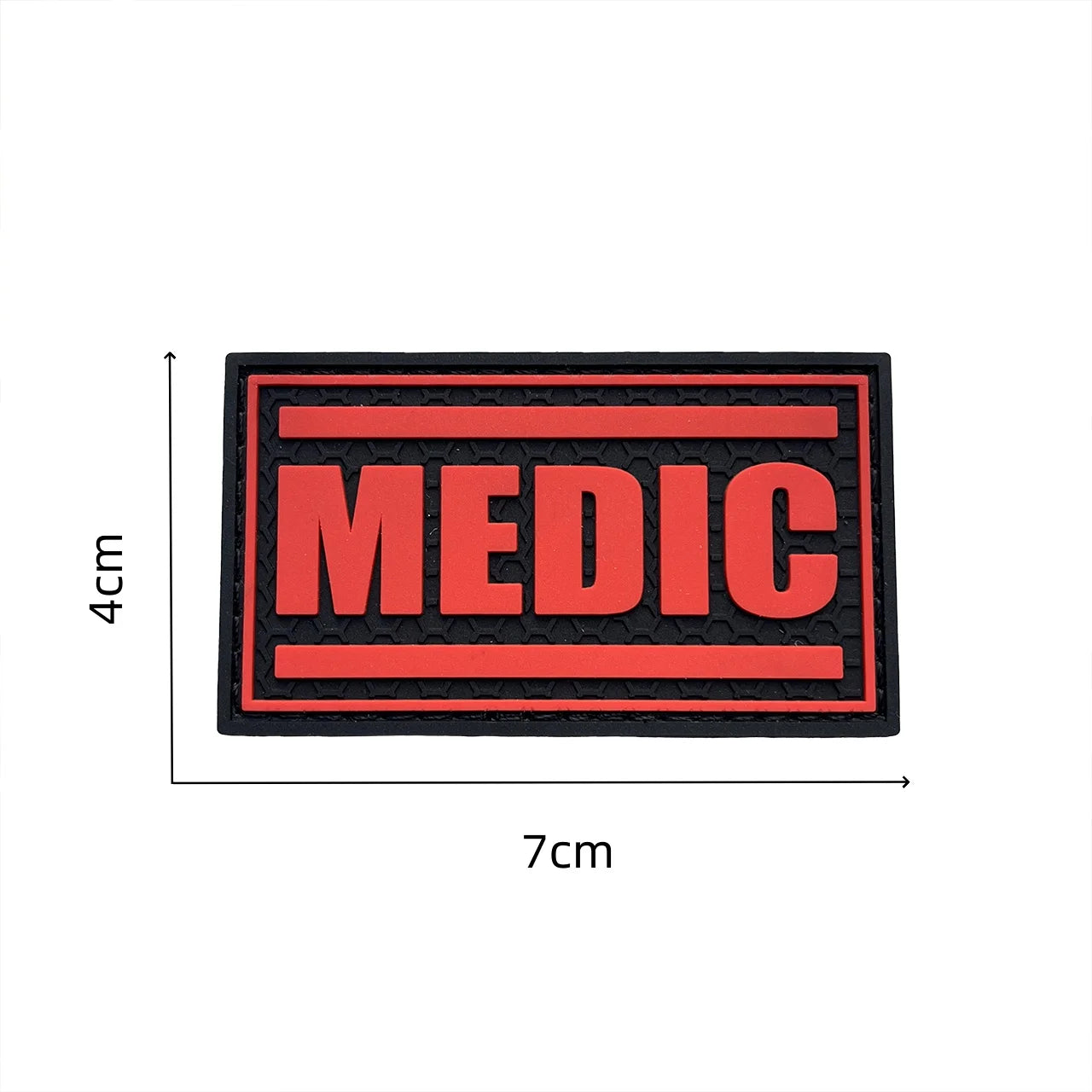 Custom Logo Top Gun Pilot Badge Tactical Morale Badge Medical Search Rescue PVC Hook and Loop Patch Backpack Decorative Sticker
