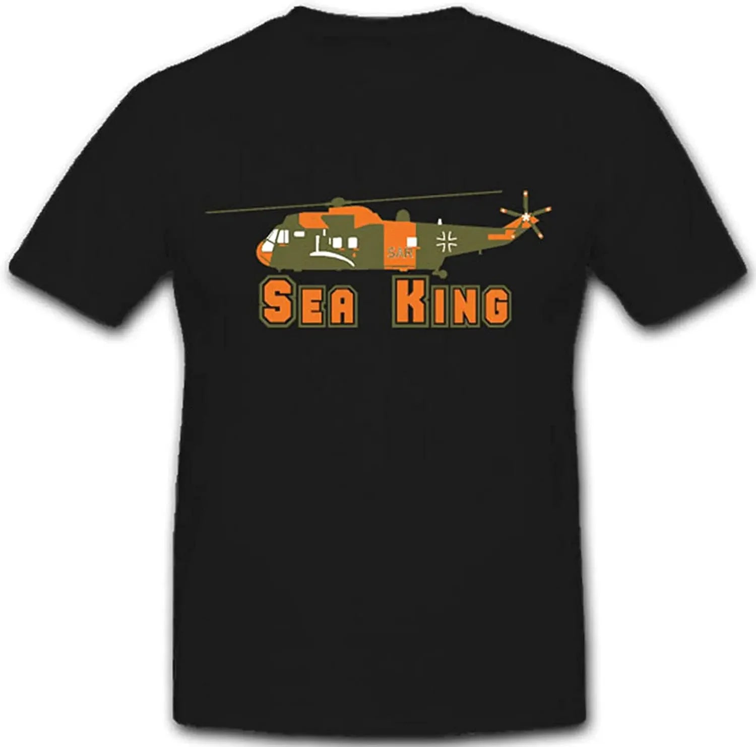 Sea King SAR Helicopter Search Rescue German Army Men T-Shirt