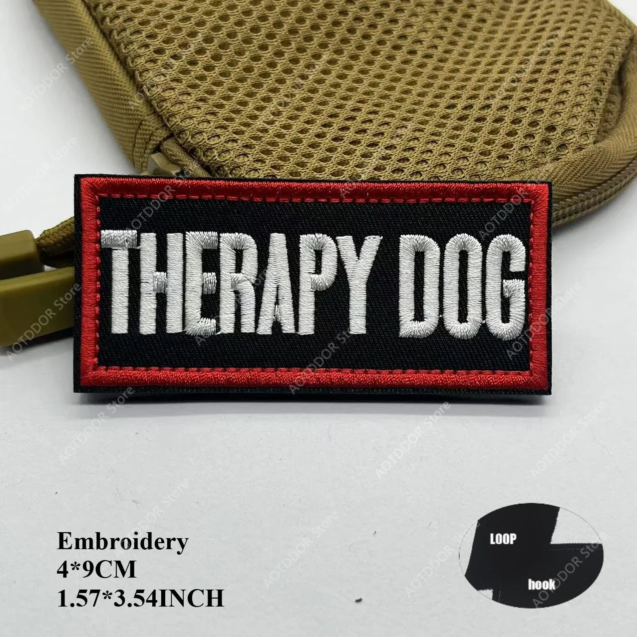 Therapy Rescue The SERVICE DOG Do Not Pet in Training Workong Pet Guide Dogs Do Not Touch Embroidery Patches Emblem Badge Hook