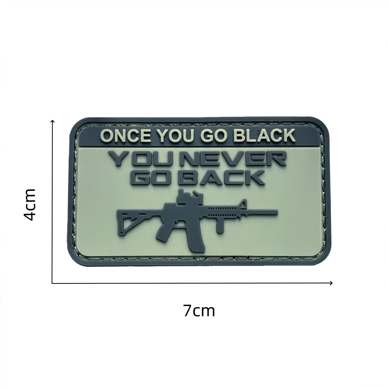 Custom Logo Top Gun Pilot Badge Tactical Morale Badge Medical Search Rescue PVC Hook and Loop Patch Backpack Decorative Sticker