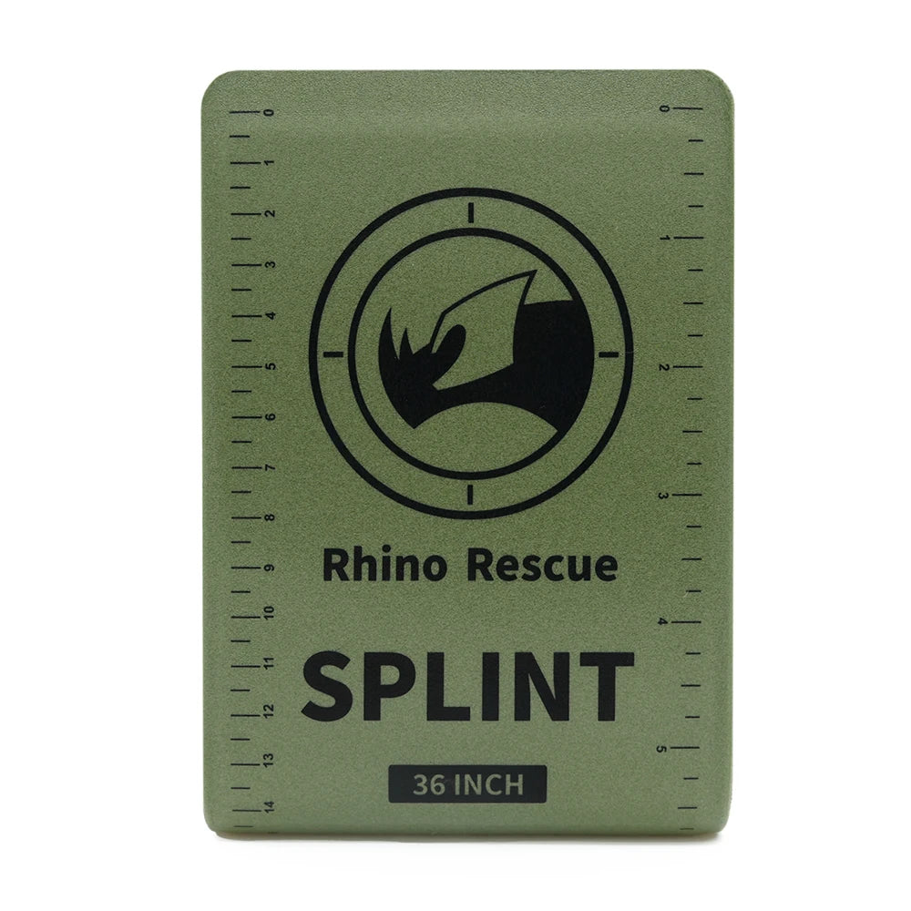 First Aid Splint-Lightweight Reusable Combat Splint, RHINO RESCUE First Aid Medical Splint For Bone Fracture Treatment