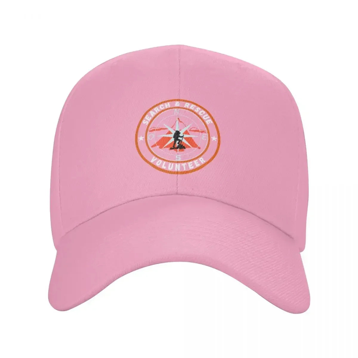 Search And Rescue Volunteer Compass Baseball Cap Trucker Hat Hard Hat Mens Tennis Women's