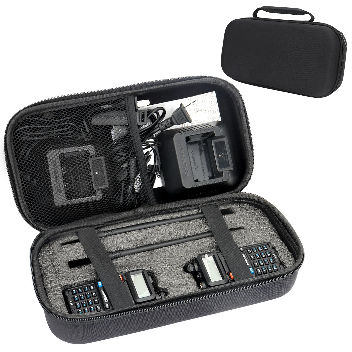 Baofeng UV-5R 8W Walkie Talkie Portable Tri-Power Two Way Radio Communication VHF UHF Receiver Long Range Headset For Camping