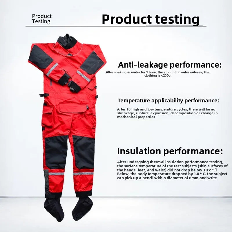 Water rescue dry clothing fire water cold protection warm protective clothing search and rescue equipment