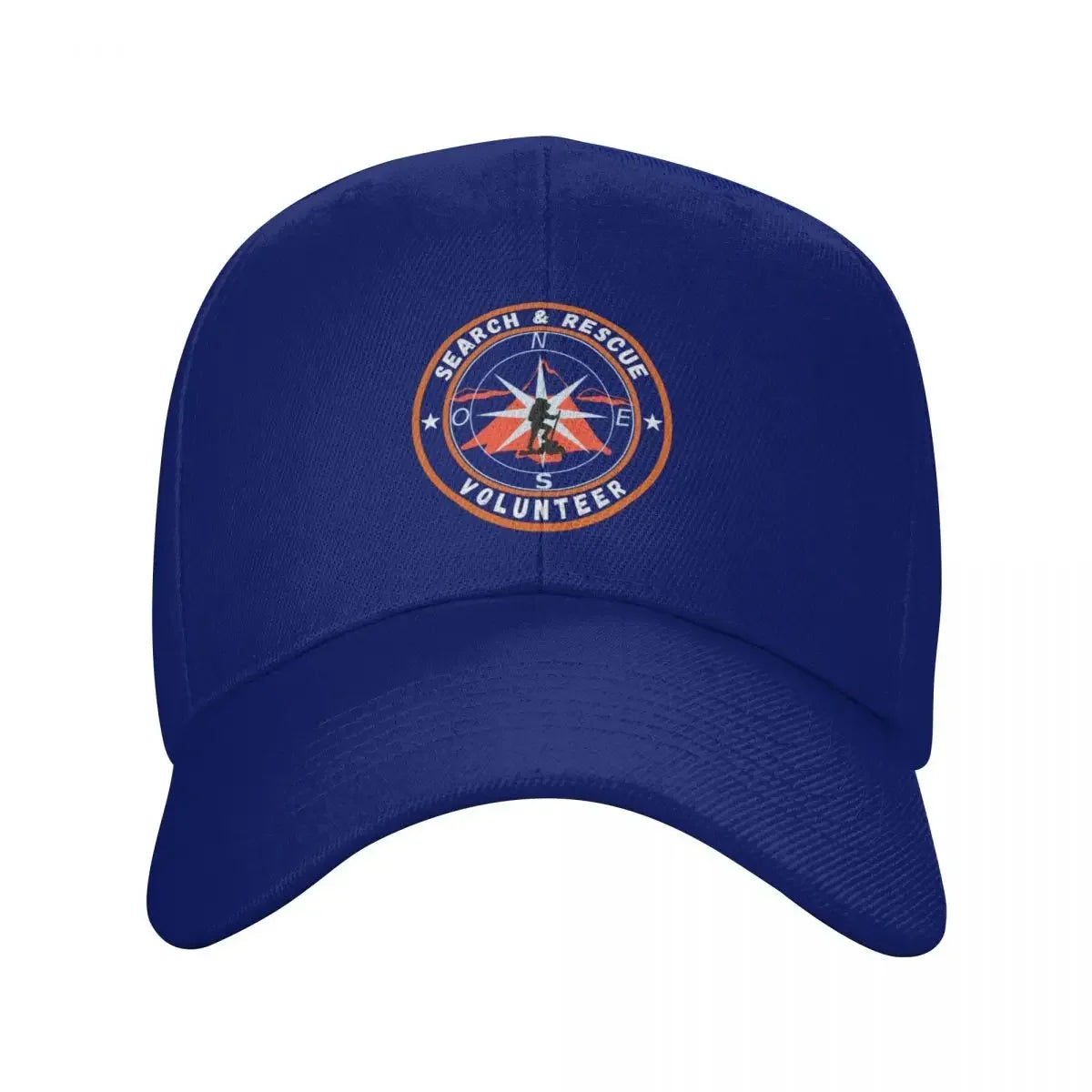 Search And Rescue Volunteer Compass Baseball Cap Trucker Hat Hard Hat Mens Tennis Women's