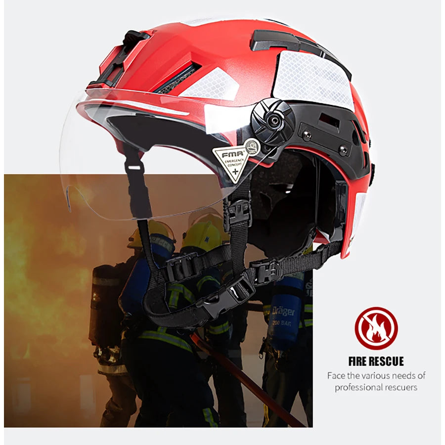 Professional Rescue Mountaineering Off Road Helmet Rescue Search Tactical Hunting Helmet Full Protective Accessories