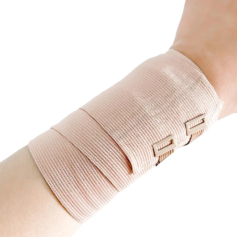 Wholesale 1pcs 7.5cm/10cm x 4.5m High Elastic Bandage Comfortable Polyester Rubber Bandage Emergency for First Aid Kits