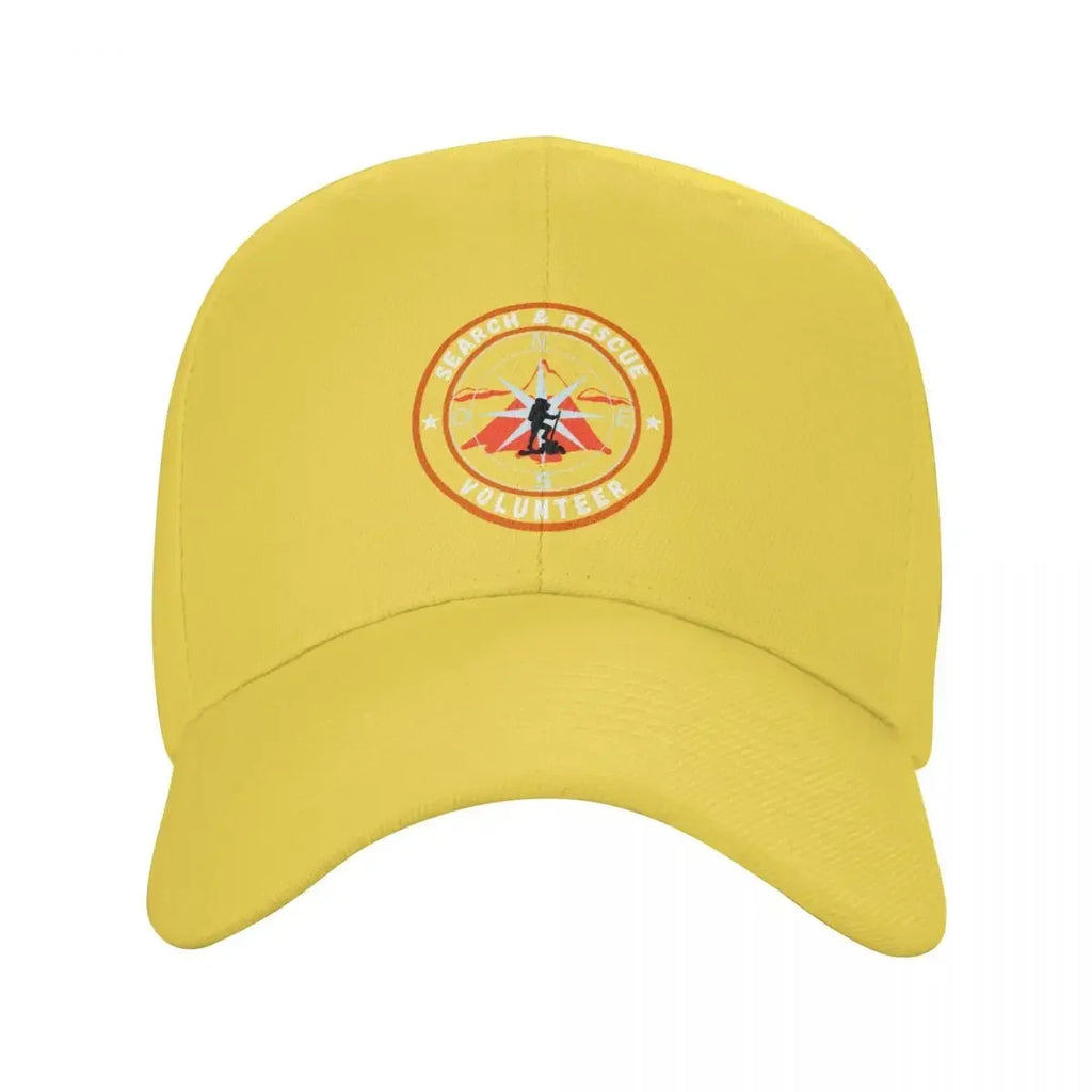 Search And Rescue Volunteer Compass Baseball Cap Trucker Hat Hard Hat Mens Tennis Women's
