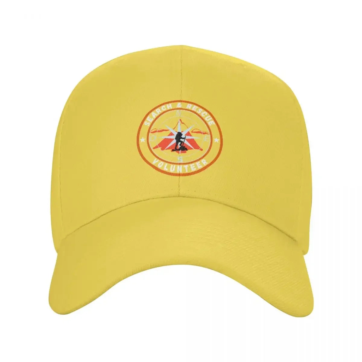 Search And Rescue Volunteer Compass Baseball Cap Trucker Hat Hard Hat Mens Tennis Women's