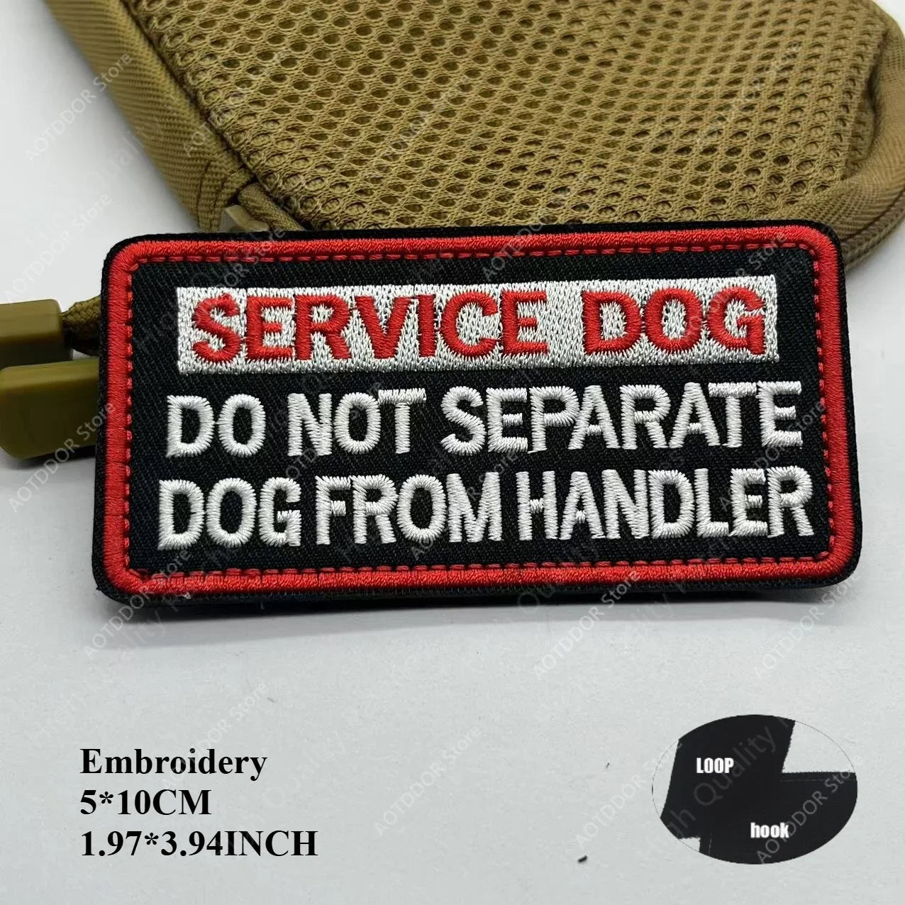 Therapy Rescue The SERVICE DOG Do Not Pet in Training Workong Pet Guide Dogs Do Not Touch Embroidery Patches Emblem Badge Hook