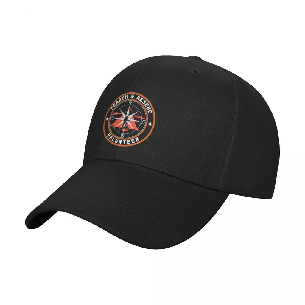 Search And Rescue Volunteer Compass Baseball Cap Trucker Hat Hard Hat Mens Tennis Women's