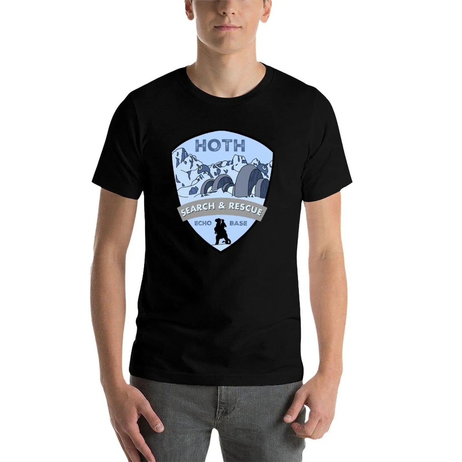 Search and rescue T-Shirt cotton tshirt 100% t shirts for man graphic funny T-Shirt