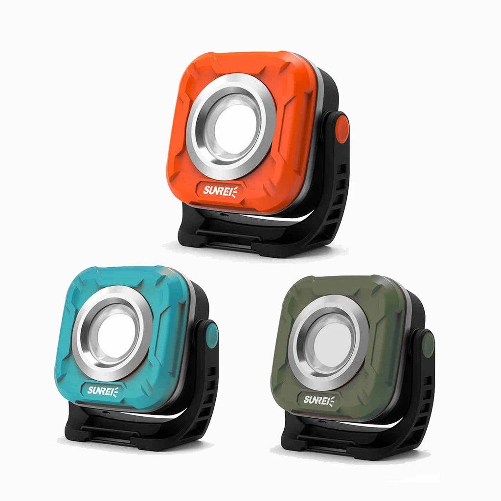 SUNREE C1200 Portable LED Rechargeable Magnetic Work Light  300° Rotation  Work Flashlight