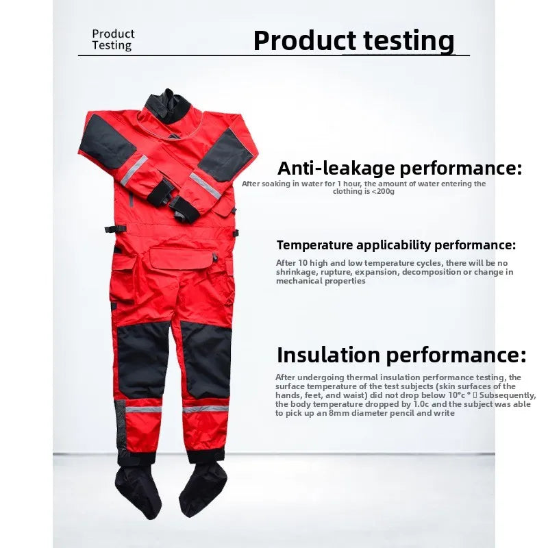Water rescue dry clothing fire water cold protection warm protective clothing search and rescue equipment