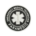 Paramedic Life Star Snake Battle 3D PVC Hook and Loop Morale Badge First Aid Sign Military Patches Backpack Tactical Stickers