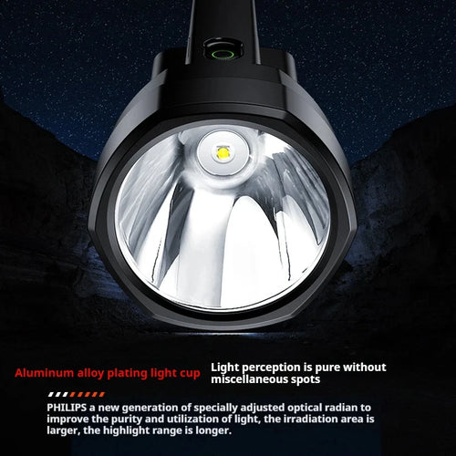 2025 New Philips SFL3121 USB Rechargeable Flashlight, Outdoor Search and Rescue, Rescue Operations, Emergency Rescue Flashlight