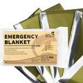 RHINO RESCUE Survival Emergency Blanket | Reflective Thermal Gear for Trauma, Hiking & Disaster Prep | Compact & Waterproof