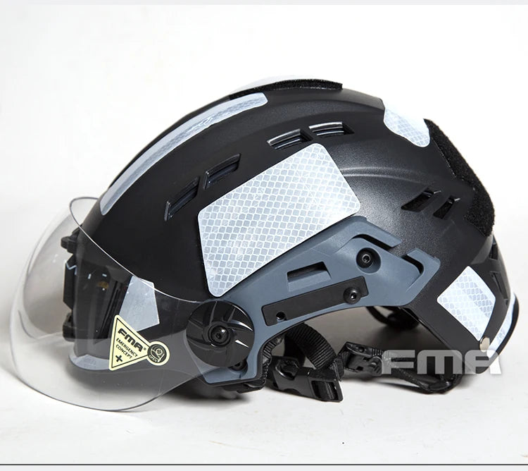Professional Rescue Mountaineering Off Road Helmet Rescue Search Tactical Hunting Helmet Full Protective Accessories