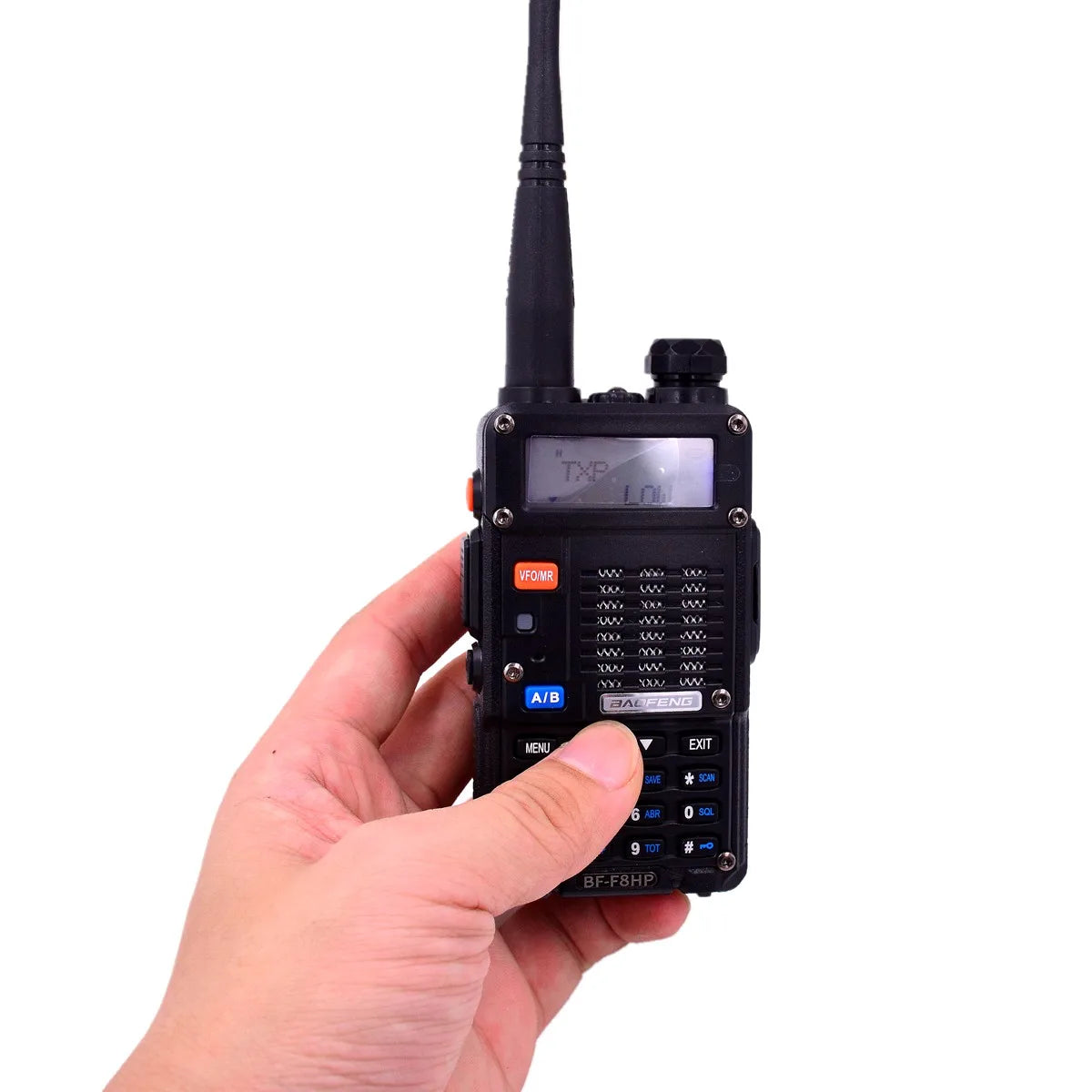 Baofeng F8 HP HAM Amateur Radio Screen Keyboard 8W Max VHF UHF Outdoor Sports Police Fure Rescue Search Wireless Communication