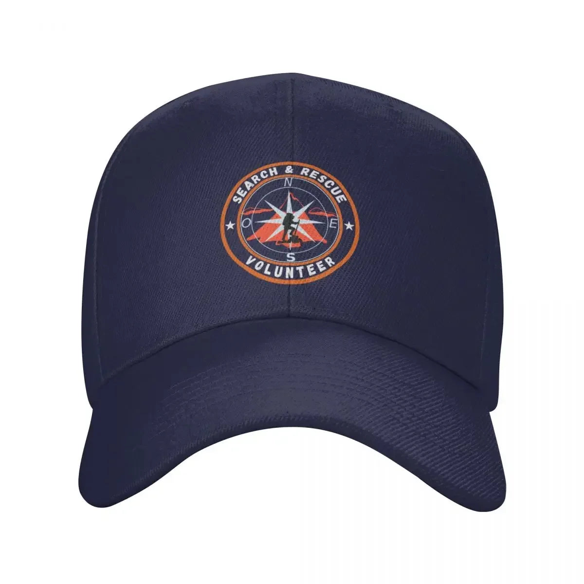 Search And Rescue Volunteer Compass Baseball Cap Trucker Hat Hard Hat Mens Tennis Women's