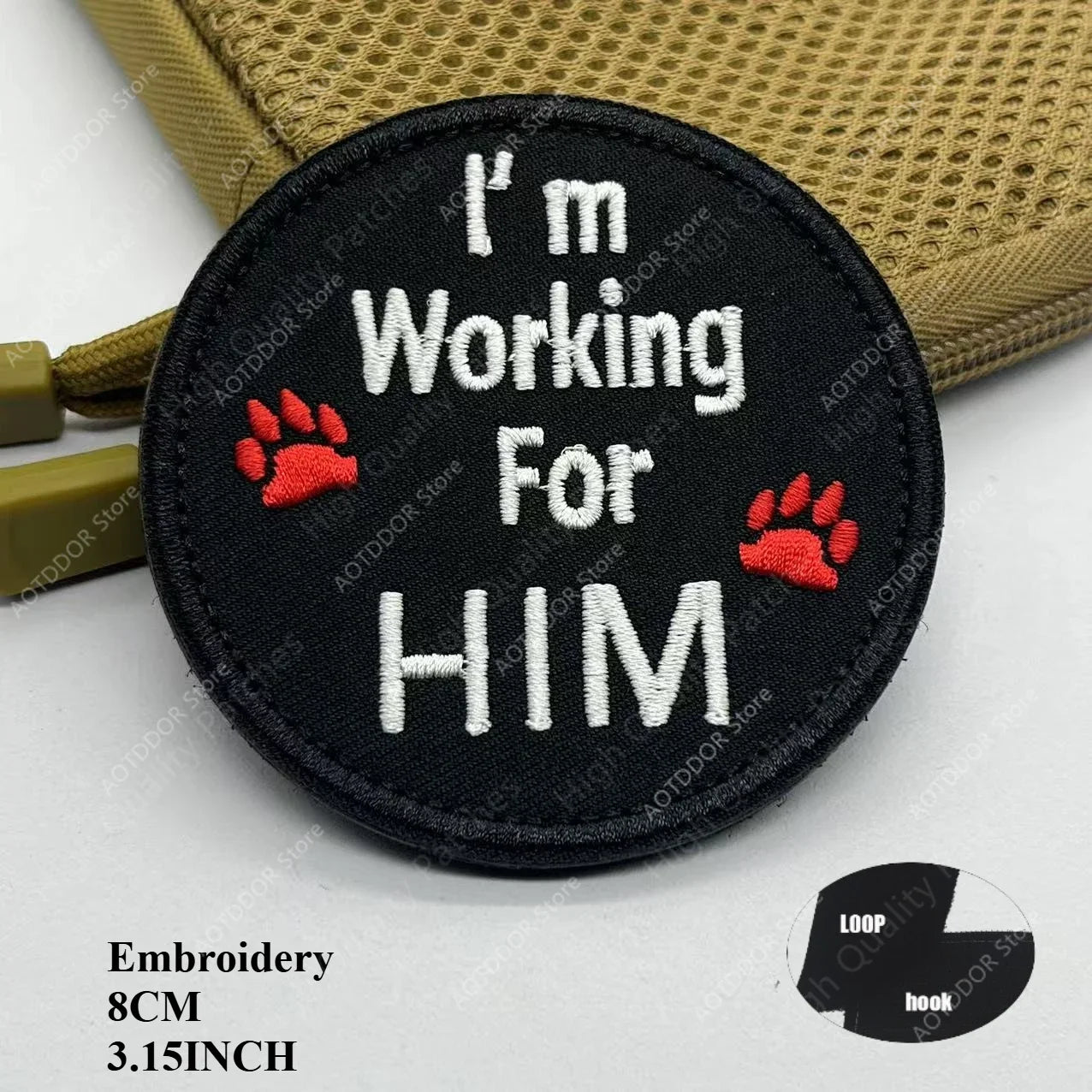 Therapy Rescue The SERVICE DOG Do Not Pet in Training Workong Pet Guide Dogs Do Not Touch Embroidery Patches Emblem Badge Hook