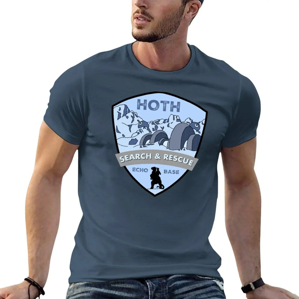 Search and rescue T-Shirt cotton tshirt 100% t shirts for man graphic funny T-Shirt