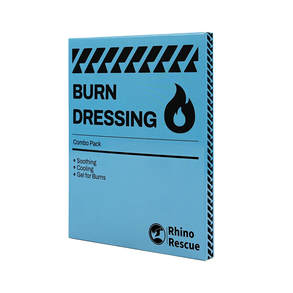 Rhino Rescue Burn Gel Kit 69g - First Aid for Camping Hiking (Individual Packets)