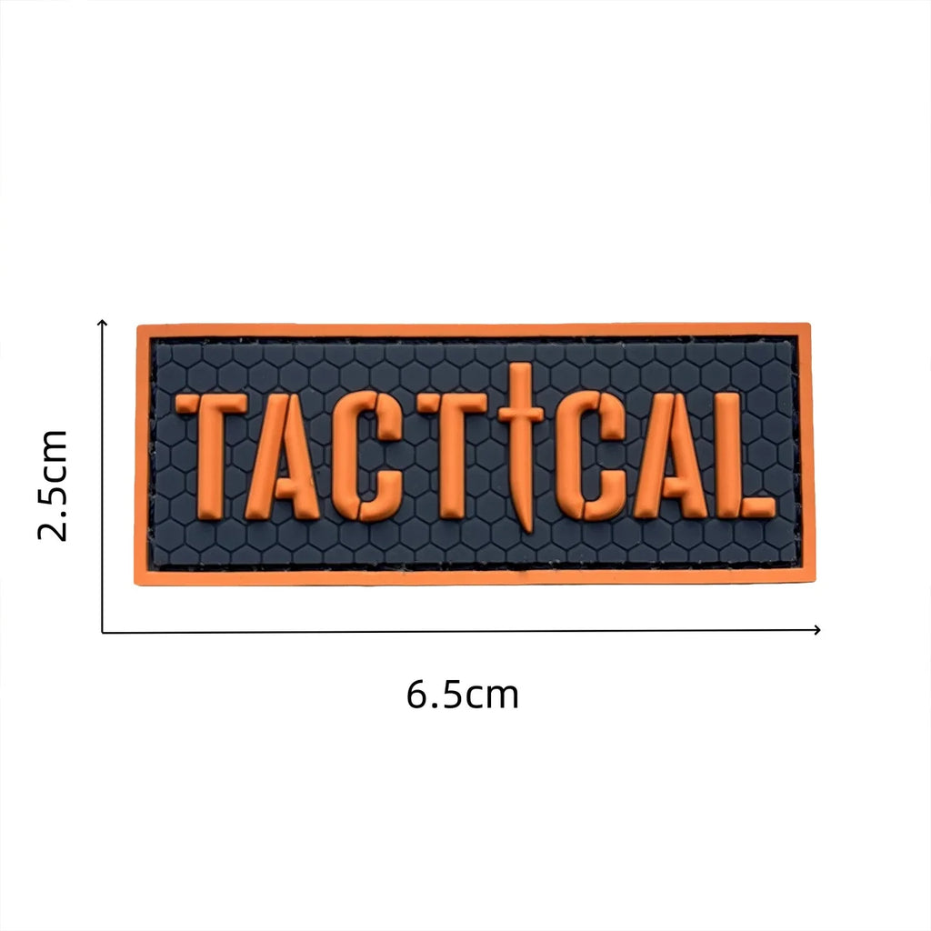 Custom Logo Top Gun Pilot Badge Tactical Morale Badge Medical Search Rescue PVC Hook and Loop Patch Backpack Decorative Sticker