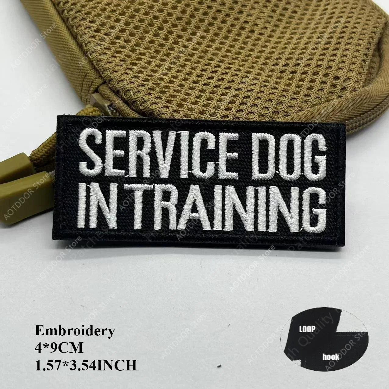 Therapy Rescue The SERVICE DOG Do Not Pet in Training Workong Pet Guide Dogs Do Not Touch Embroidery Patches Emblem Badge Hook