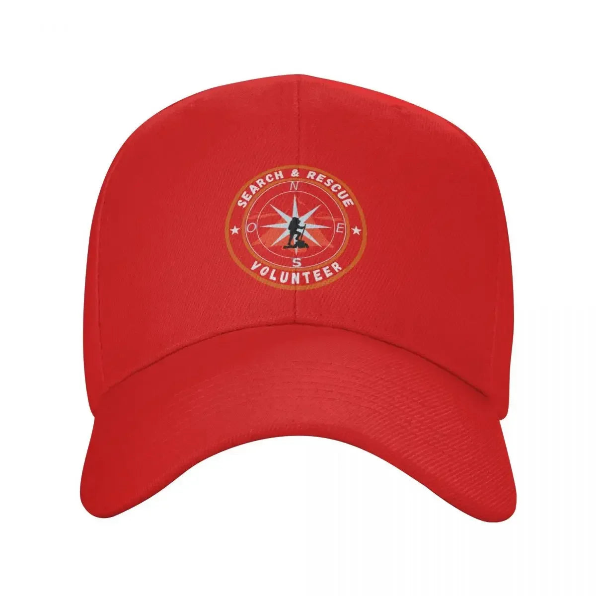Search And Rescue Volunteer Compass Baseball Cap Trucker Hat Hard Hat Mens Tennis Women's
