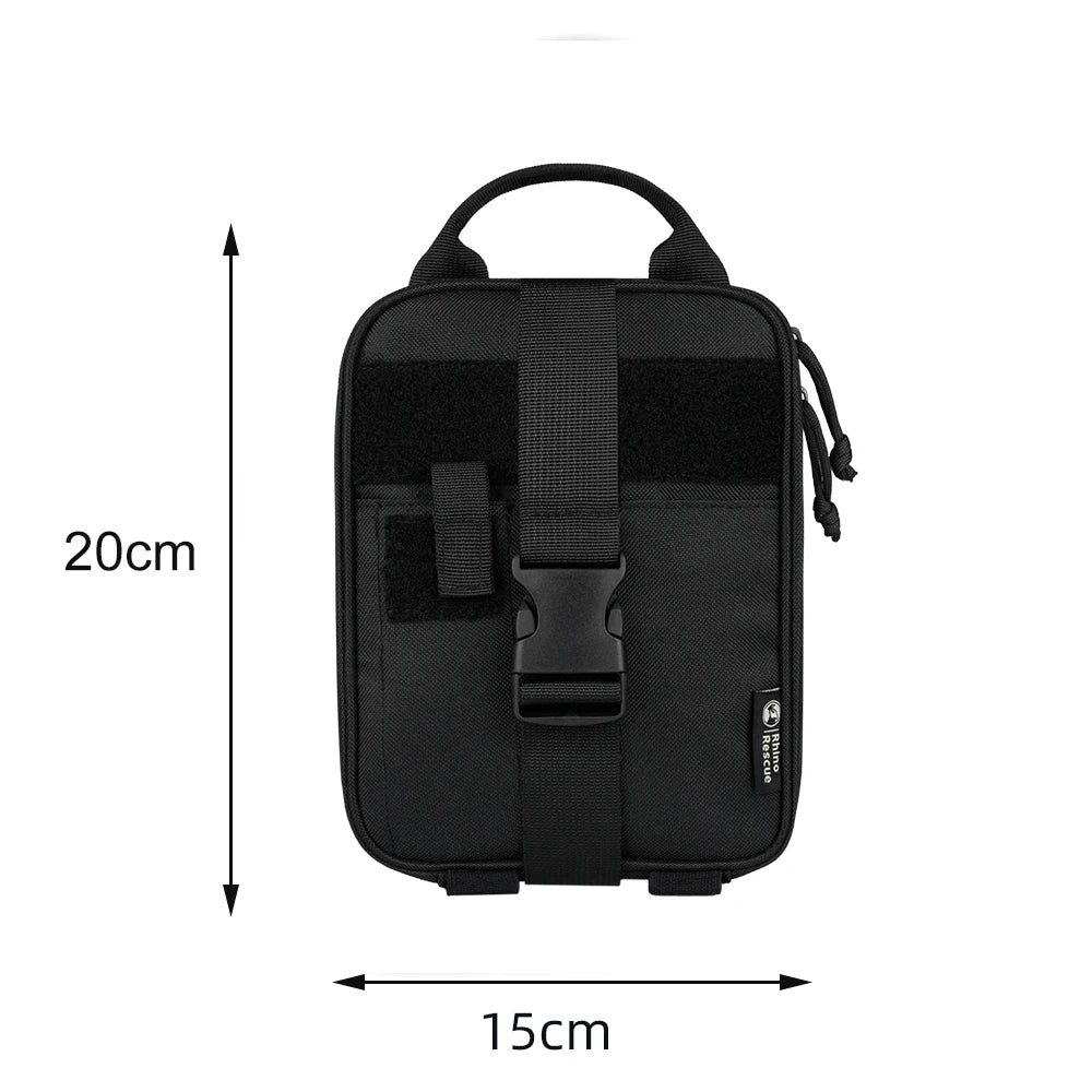 Rhino Rescue Emergency First Aid Kit Tactical IFAK Molle Pouch Combat Tactical IFAK for Survival Camping Hiking Travel Empty Bag