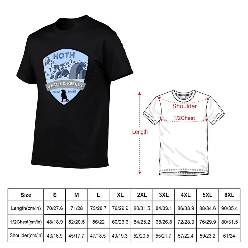 Search and rescue T-Shirt cotton tshirt 100% t shirts for man graphic funny T-Shirt