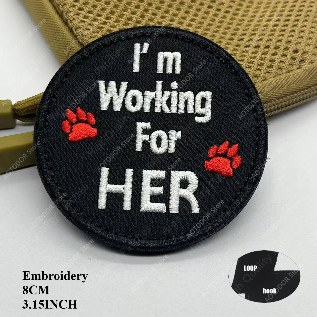 Therapy Rescue The SERVICE DOG Do Not Pet in Training Workong Pet Guide Dogs Do Not Touch Embroidery Patches Emblem Badge Hook